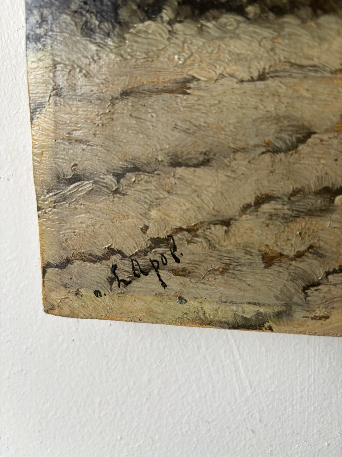 Antique “WINTER LANDSCAPE WITH HORSE AND CART” 19th Century Oil Painting - HollandArtShop