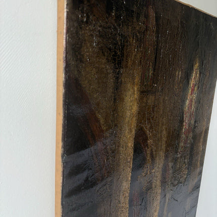 Atmospheric Church Interior Oil Painting with Light by A.J. Zwart - HollandArtShop