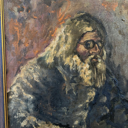 Authentic Oil Painting Figurative "Old Mans Gift" Original Medium Art - HollandArtShop