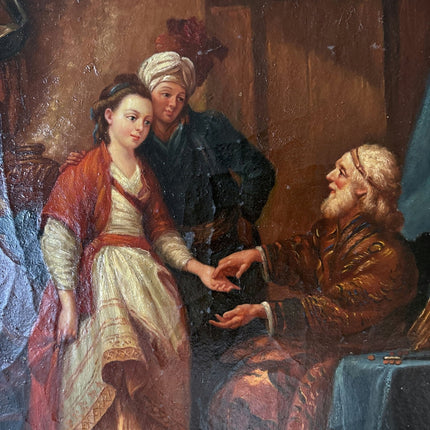 Authentic Oil Painting Figurative "Wise Old Man" Remarkable Medium Artwork - HollandArtShop