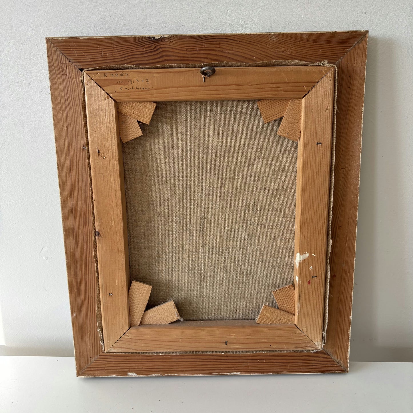 Traditional Oil Painting Landscape "Windmill Scene" Authentic Small Artwork