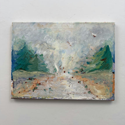 Original Landscape Oil Painting "Textured Surface" Traditional Small Artwork Holland Art Shop
