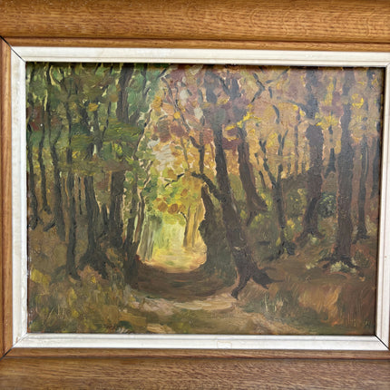 Timeless Landscape Oil Painting "Tree Tunnel" Expressive Art Holland Art Shop