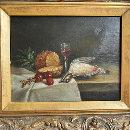 Detailed Still Life Oil Painting "Gilded Frame" Timeless Artwork Holland Art Shop