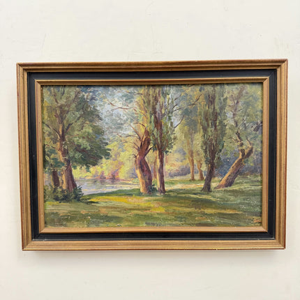 Traditional Still Life Oil Painting "Framed Backboard" Elegant Small Art Holland Art Shop
