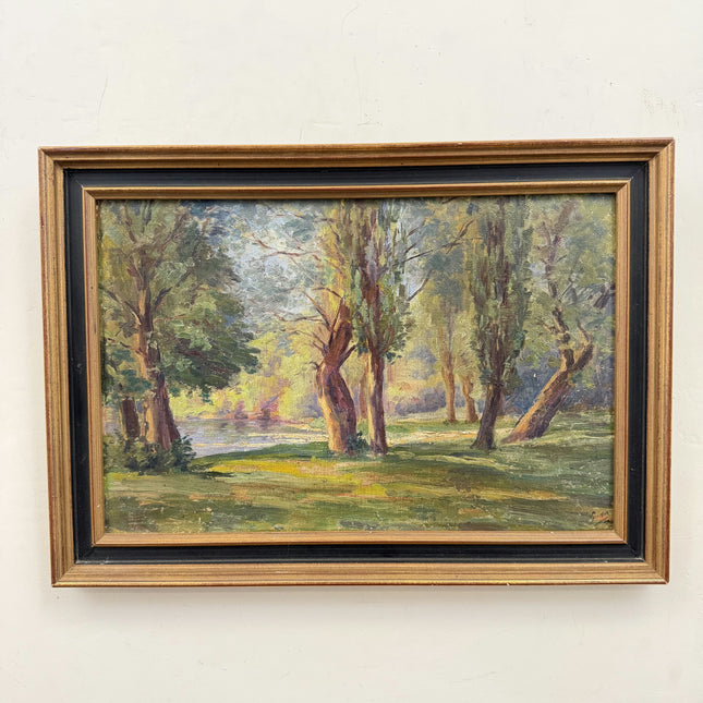 Traditional Still Life Oil Painting "Framed Backboard" Elegant Small Art Holland Art Shop