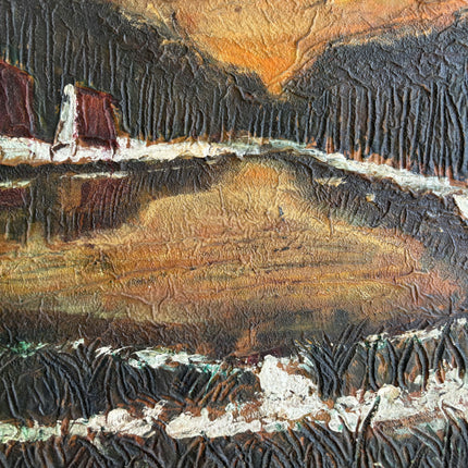 Rustic Landscape Oil Painting "Red Sails" Classic Dutch Art Holland Art Shop