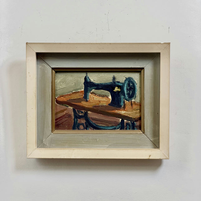 Vintage Still Life Oil Painting "Sewing Machine" Classic Small Art Holland Art Shop