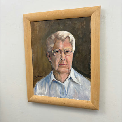 Authentic Portrait Oil Painting "Elderly Man" Handcrafted Artwork Holland Art Shop