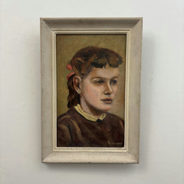 Classic Portrait Oil Painting "Young Girl" Refined Art Holland Art Shop