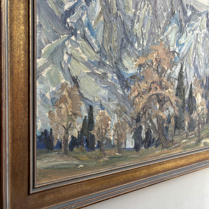 Classic Landscape Oil Painting "Snowy Mountains" Traditional Large Art Holland Art Shop