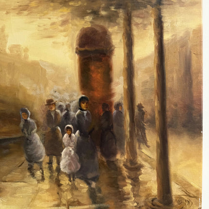 Timeless Cityscape Oil Painting "Group Of Women" Classic Art Holland Art Shop