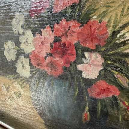 Detailed Flowery Still Life Oil Painting "Flower Vase" Original Small Art Holland Art Shop