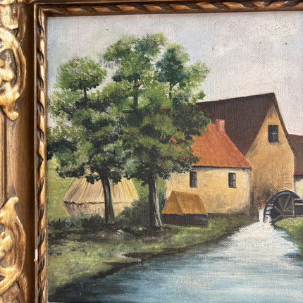 Refined Still Life Oil Painting "Wooden Frame" Expressive Small Artwork Holland Art Shop