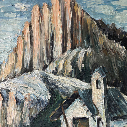 Classic Landscape Oil Painting "Rock Spire" Expressive Art Holland Art Shop