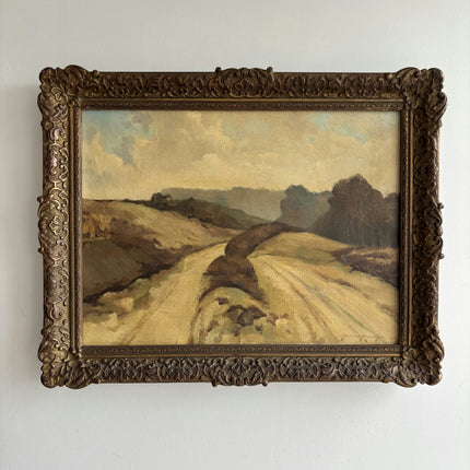 Rustic Landscape Oil Painting "Dusty Road" Authentic Artwork Holland Art Shop