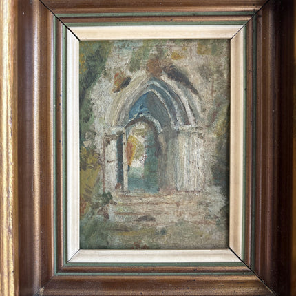 Authentic Scenery Oil Painting "Gilded Frame" Elegant Small Artwork Holland Art Shop