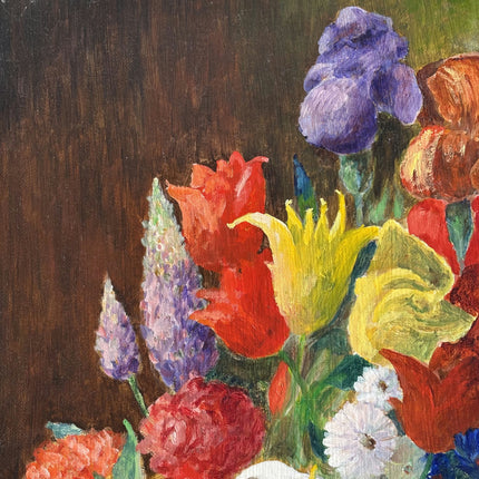 Rustic Still Life Oil Painting "Flower Vase" Classic Art Holland Art Shop