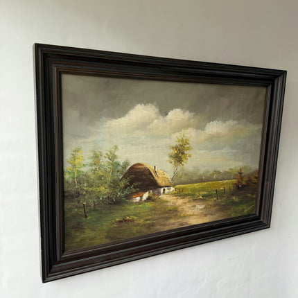 Elegant Landscape Oil Painting "Paint Texture" Original Large Art Holland Art Shop