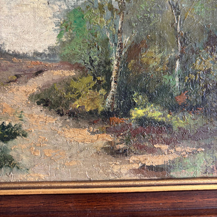 Classic Landscape Oil Painting "Forest Path" Expressive Dutch Artwork Holland Art Shop