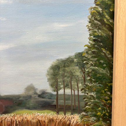Rustic Landscape Oil Painting "Wheat Field" Timeless Artwork Holland Art Shop