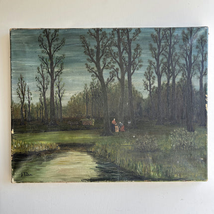 Traditional Landscape Oil Painting "Tall Trees" Classic Art Holland Art Shop