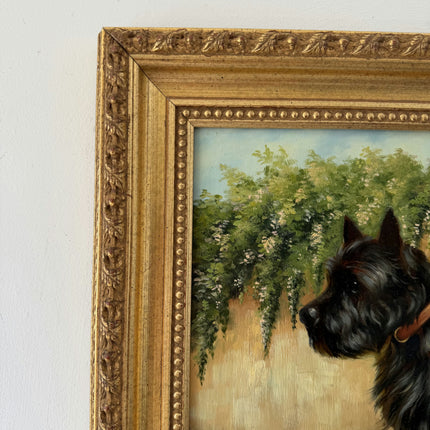 Figurative Oil Painting Animals "Two Dogs" Marvelous Medium Artwork Holland Art Shop