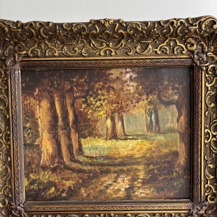 Vintage Landscape Oil Painting "Ornate Frame" Authentic Artwork Holland Art Shop