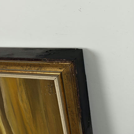 Handcrafted Landscape Oil Painting "Golden Frame" Timeless Artwork Holland Art Shop