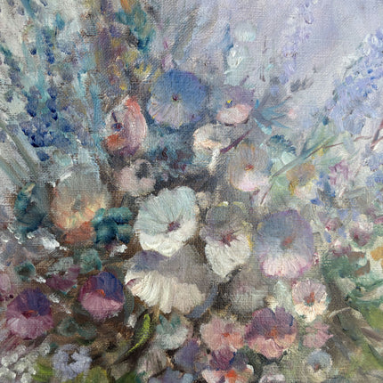 Timeless Floral Still Life Oil Painting "Flower Vase" Detailed Artwork Holland Art Shop
