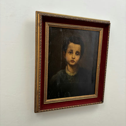 19th Century Antique Portrait Oil Painting "Gilded Frame" Art Holland Art Shop