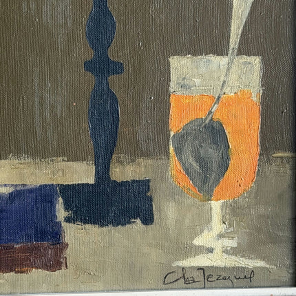 Detailed Still Life Oil Painting "Taper Candle" Elegant Art Holland Art Shop