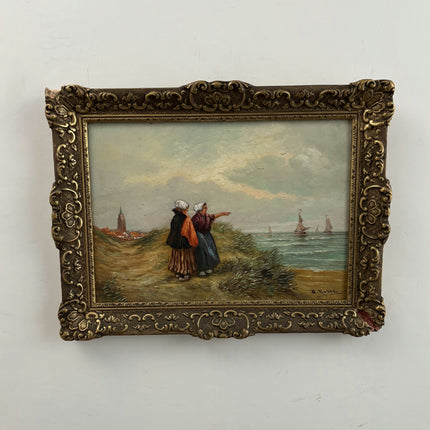 Elegant Interior Oil Painting "Two Women" Timeless Art Holland Art Shop