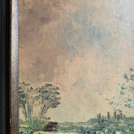 Refined Landscape Oil Painting "Framed Painting" Original Art Holland Art Shop