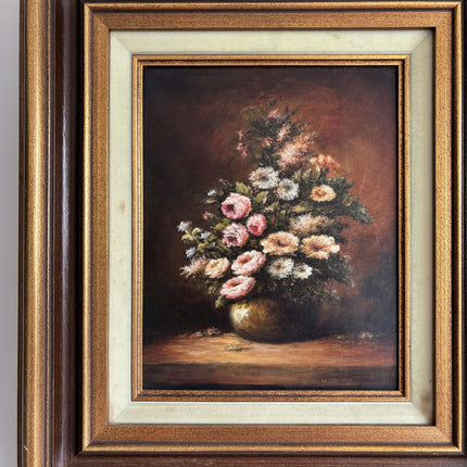 Original Floral Still Life Oil Painting "Flower Vase" Refined Artwork Holland Art Shop