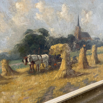 Elegant Scenery Oil Painting "Cracked Paint" Classic Large Art Holland Art Shop
