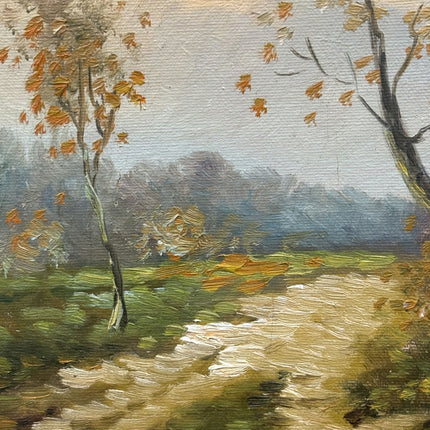 Rustic Landscape Oil Painting "Birch Trees" Authentic Artwork Holland Art Shop