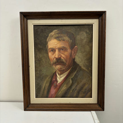 Classic Portrait Oil Painting "Older Man" Handcrafted French Artwork Holland Art Shop