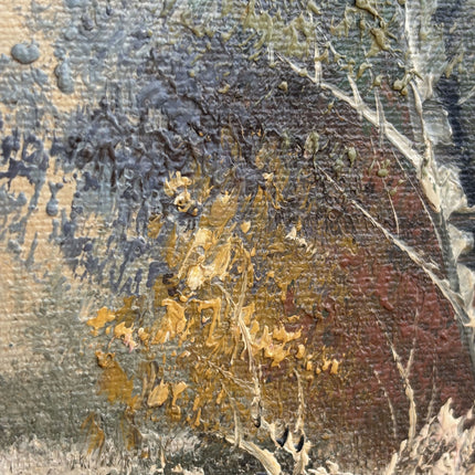 Detailed Landscape Oil Painting "Pheasant Bird" Expressive Small Artwork Holland Art Shop