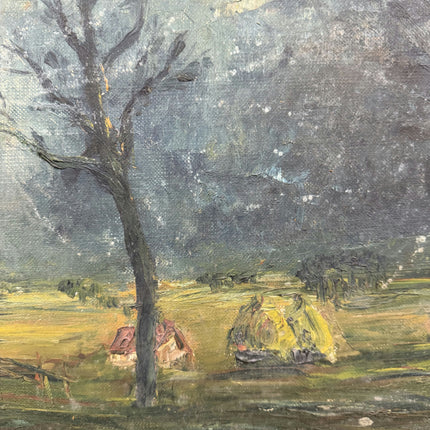 Timeless Landscape Oil Painting "Lone Tree" Expressive Art Holland Art Shop