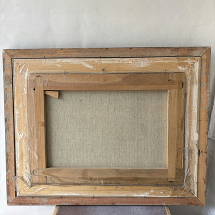 Refined Landscape Oil Painting "Gold Frame" Handcrafted Art Holland Art Shop