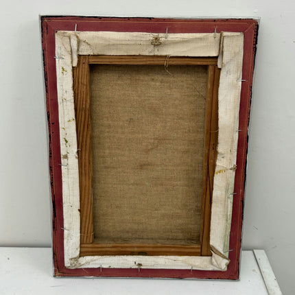Traditional Landscape Oil Painting "Framed Panel" Rustic Small Art Holland Art Shop