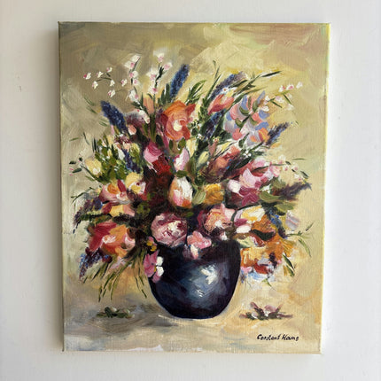Timeless Floral Still Life Oil Painting "Floral Vase" Traditional Artwork Holland Art Shop