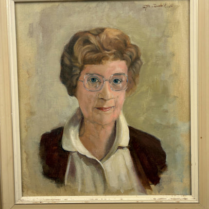 Original Portrait Oil Painting "Elderly Woman" Classic Artwork Holland Art Shop