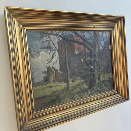 Elegant Landscape Oil Painting "Oak Tree" Timeless Art Holland Art Shop