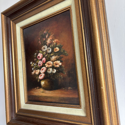 Original Floral Still Life Oil Painting "Flower Vase" Refined Artwork Holland Art Shop