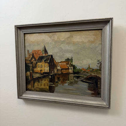 Handcrafted Scenery Oil Painting "Thick Paint" Rustic Art Holland Art Shop