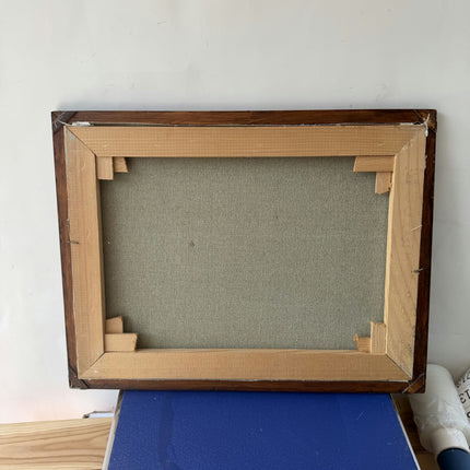 Vintage Still Life Oil Painting "Canvas Frame" Original Artwork Holland Art Shop