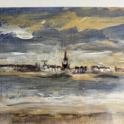 Traditional Seascape Oil Painting "Framed Painting" Elegant Small Artwork Holland Art Shop