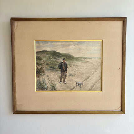 Expressive Figurative Oil Painting "Framed Painting" Vintage Large Art Holland Art Shop